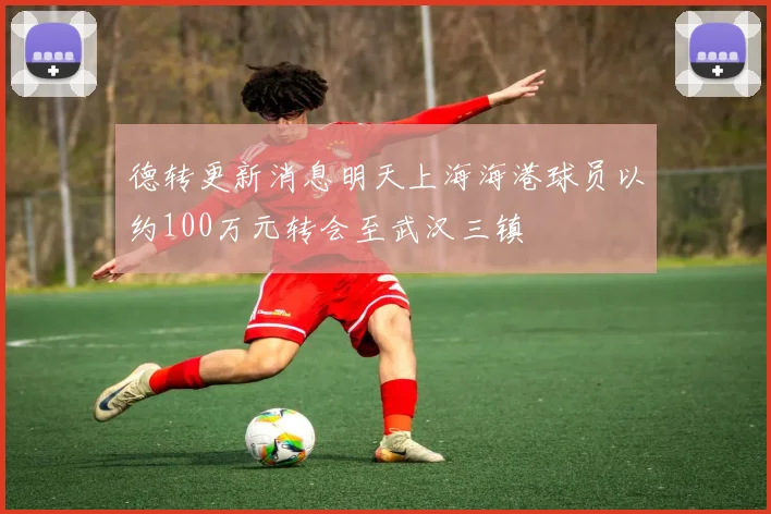 德转更新消息明天上海海港球员以约100万元转会至武汉三镇
